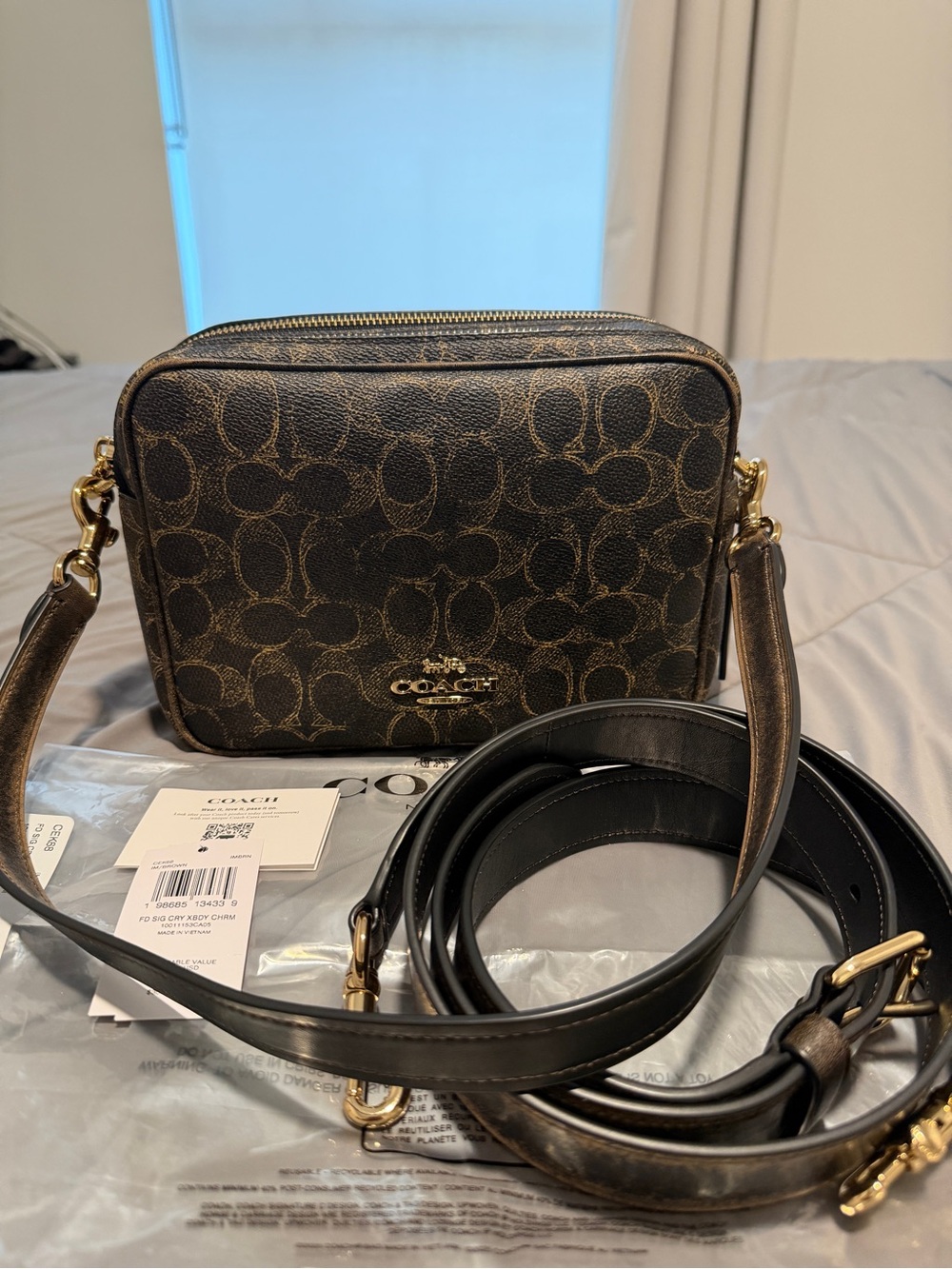 Coach Carey Crossbody Bag in Loved Signature Canvass
